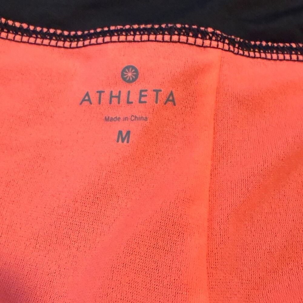 ATHLETA Women’s Black Scrunch Side Swim Shorts Medium Style #964895 - Picture 4 of 7